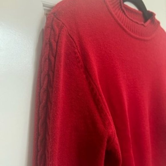 PATRIZIA LUCA | Milano Red Knit Sweater | NWOT | Size XL - Picture 6 of 11